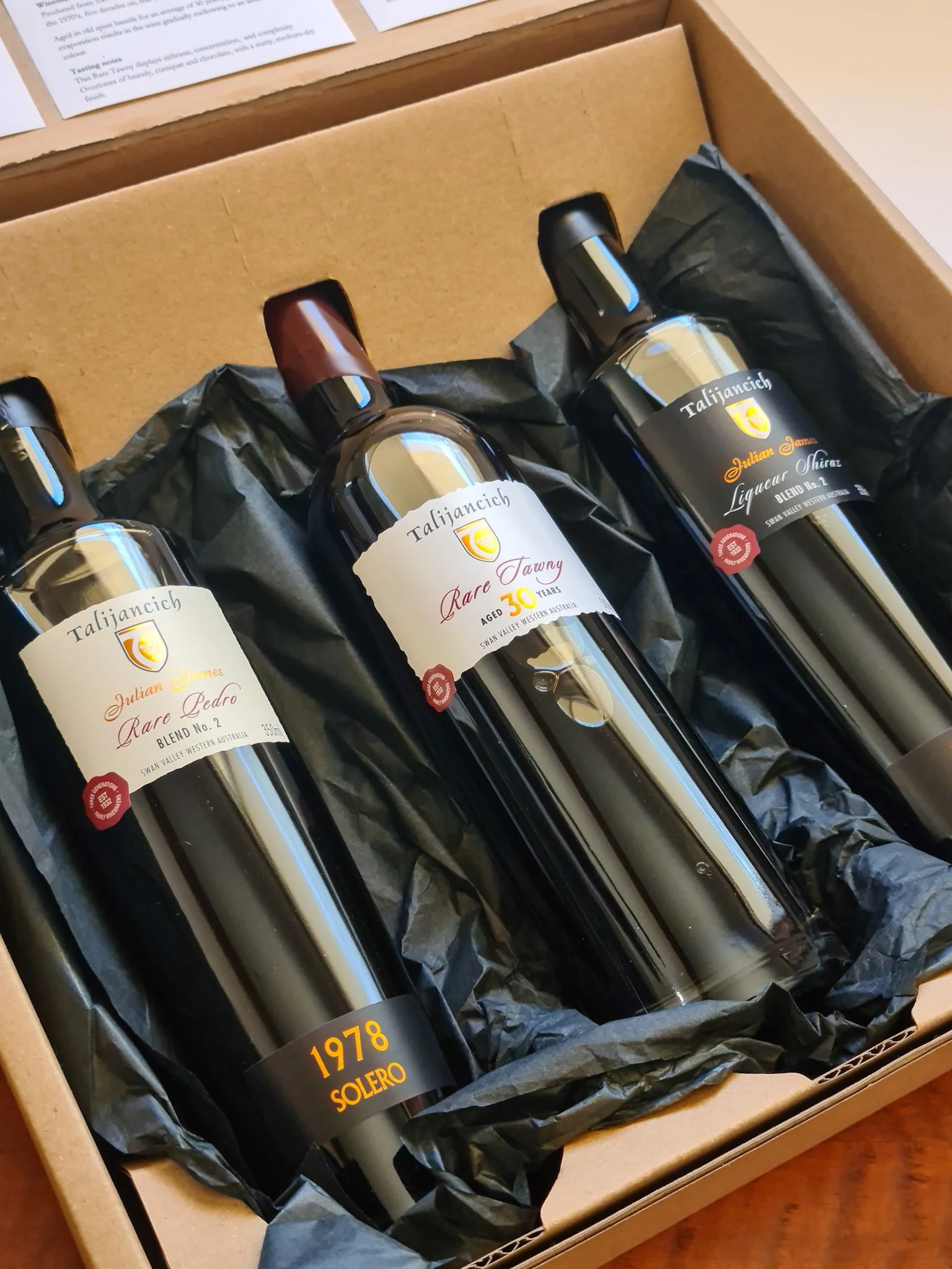 Julian James Rare Pedro 1978 Solero Blend No. 3 — Talijancich Wines